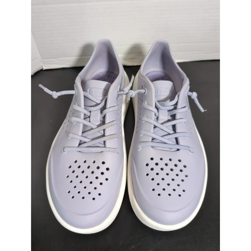 CROCS Women's In Motion LiteRide Pacer Sneakers Lavender Moon Size 10 EUC